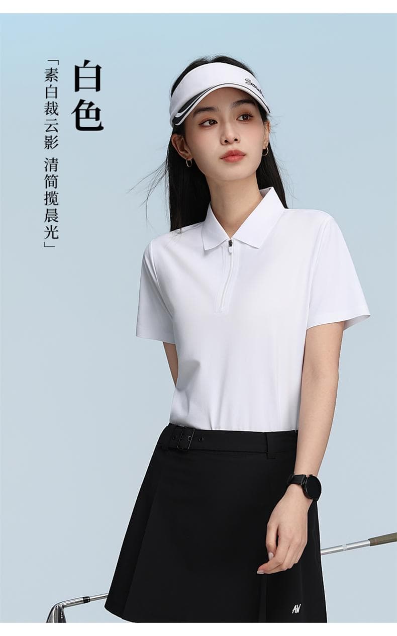 冰感速干半拉链Polo衫 详情图 14