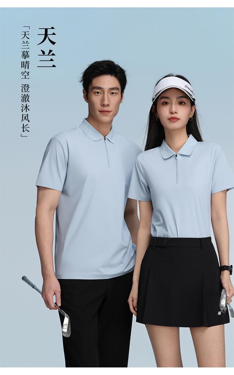 冰感速干半拉链Polo衫 详情图 16