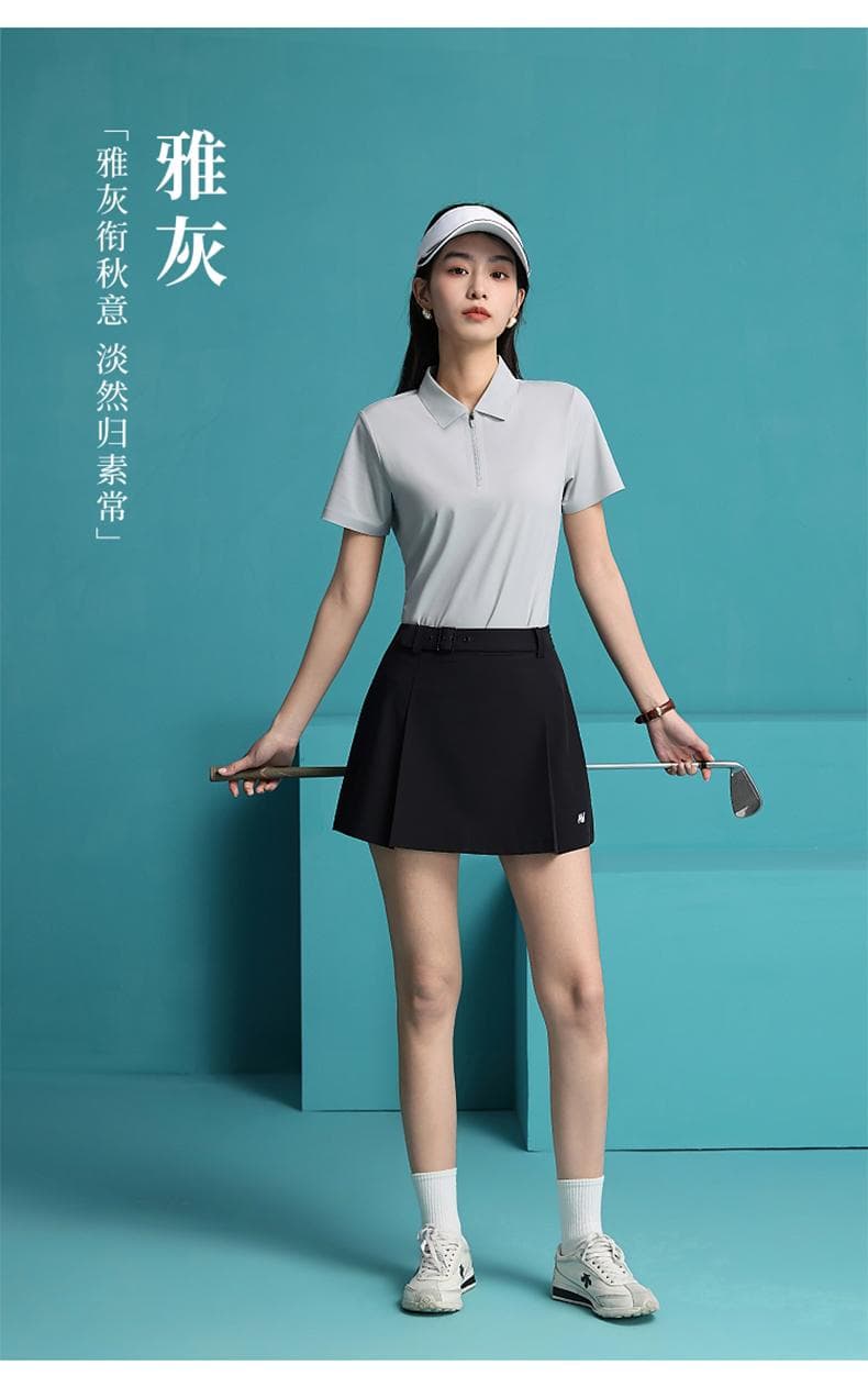冰感速干半拉链Polo衫 详情图 17