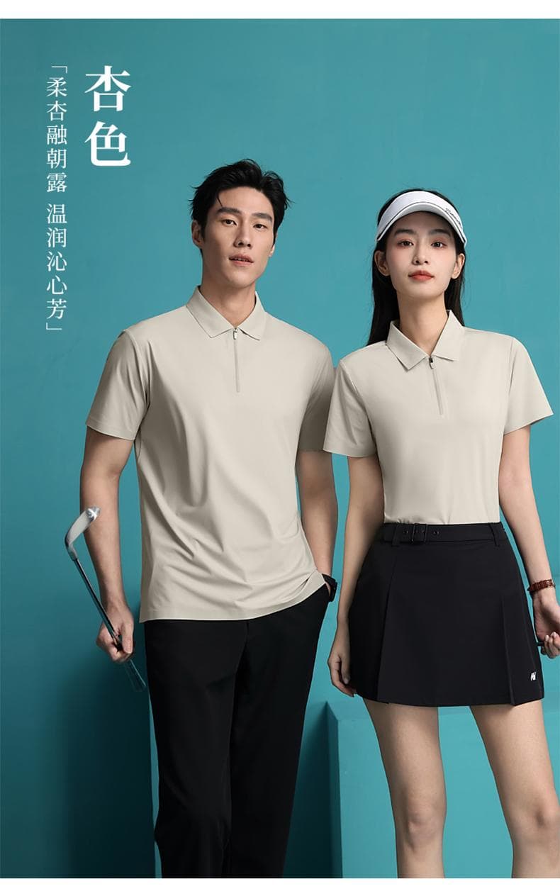 冰感速干半拉链Polo衫 详情图 18