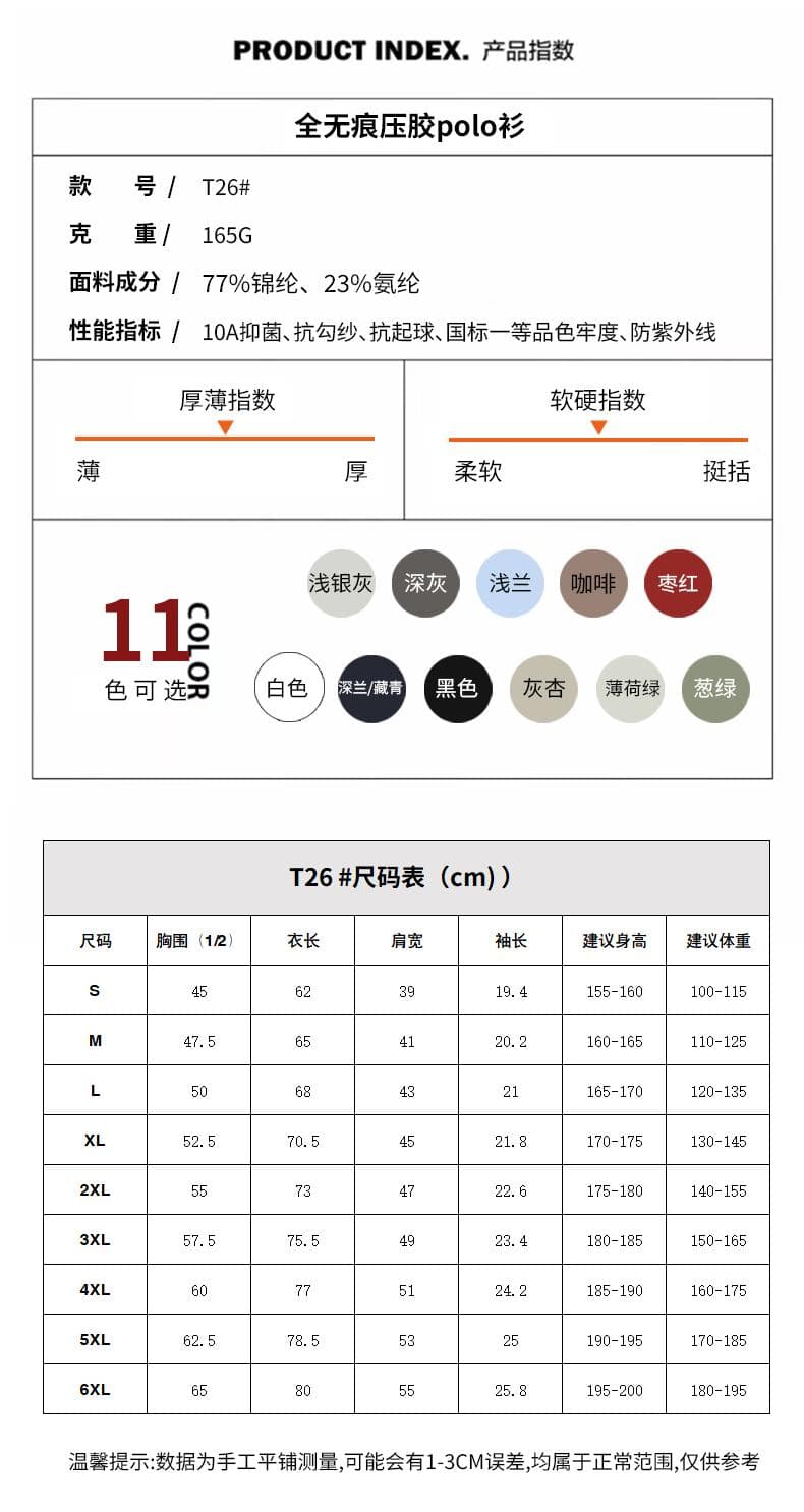 男士短袖POLO衫 详情图 1